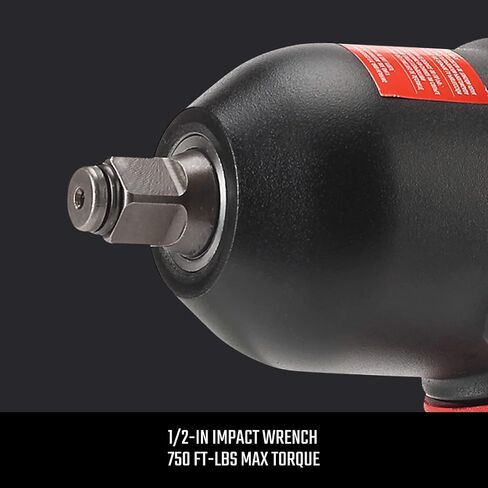 CRAFTSMAN 1/2-in 750 ft-lbs Air Impact Wrench, Composite Body, Variable Power Settings, 1/4-in NPT Air Inlet in Kuwait