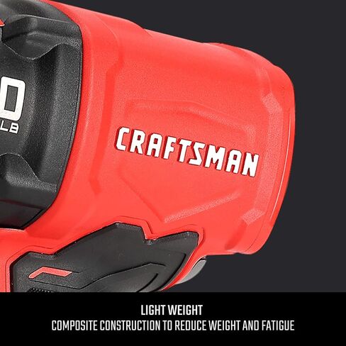 CRAFTSMAN 1/2-in 750 ft-lbs Air Impact Wrench, Composite Body, Variable Power Settings, 1/4-in NPT Air Inlet in Kuwait