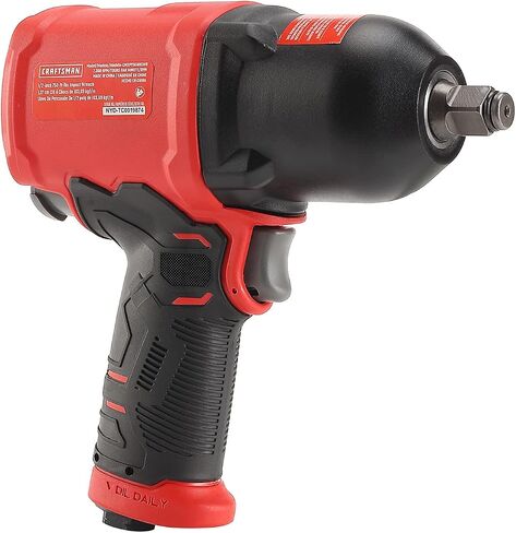 CRAFTSMAN 1/2-in 750 ft-lbs Air Impact Wrench, Composite Body, Variable Power Settings, 1/4-in NPT Air Inlet in Kuwait