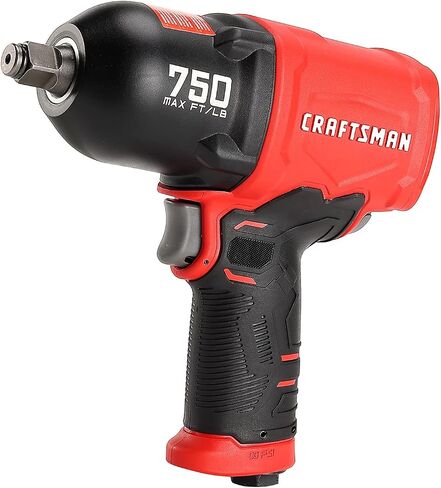 CRAFTSMAN 1/2-in 750 ft-lbs Air Impact Wrench, Composite Body, Variable Power Settings, 1/4-in NPT Air Inlet in Kuwait