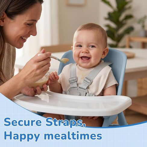 High Chair Straps Replacement Compatible with Graco 6 in 1 High Chair | Adjustable 5 Point Harness, Universal Seat Safety Belt, HighChair Accessories in Kuwait