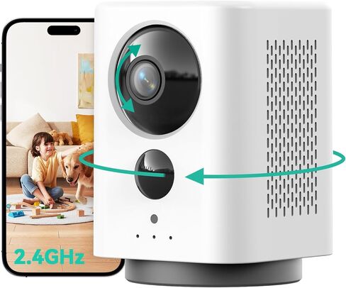 LIWAN 4G LTE Cellular Security Camera Indoor Wireless, No WiFi, 2K, Portble | No WiFi Security Camera for Home/Baby/Pet/Elderly/Travel, Rechargeable Battery Powered, AI Human Detection, Built-in SIM Card in Kuwait