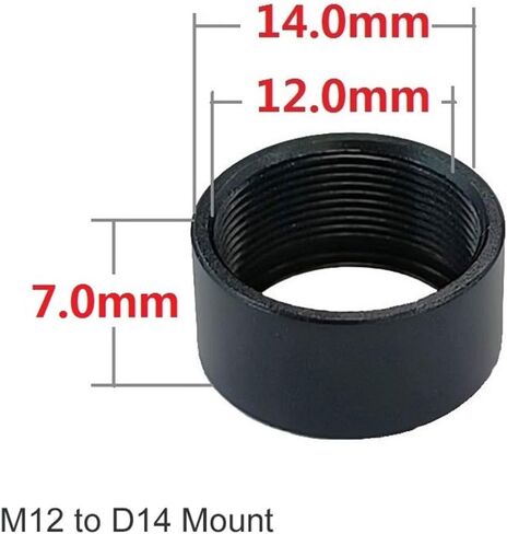 M12 to D14 Adapter Ring CCTV Accessories in Kuwait