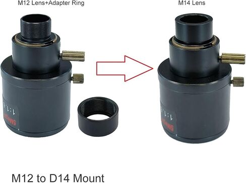 M12 to D14 Adapter Ring CCTV Accessories in Kuwait