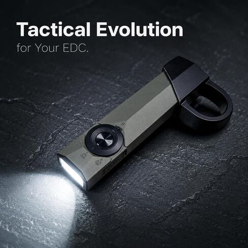 Tactical Ring Compatible with Compatible with Olight ArkPro Ultra Flashlight Finger Loop Grip Ring Quick Draw Carry Accessory for EDC Flashlight Handling and Retention in Kuwait