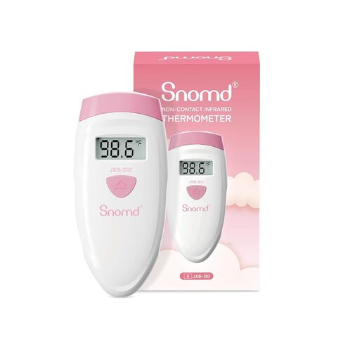 Non-Touch Infrared Forehead Thermometer for Adults, Kids & Baby | Digital 2-in-1 thermometer equipped with fever alarm for accurate temperature detection in Kuwait