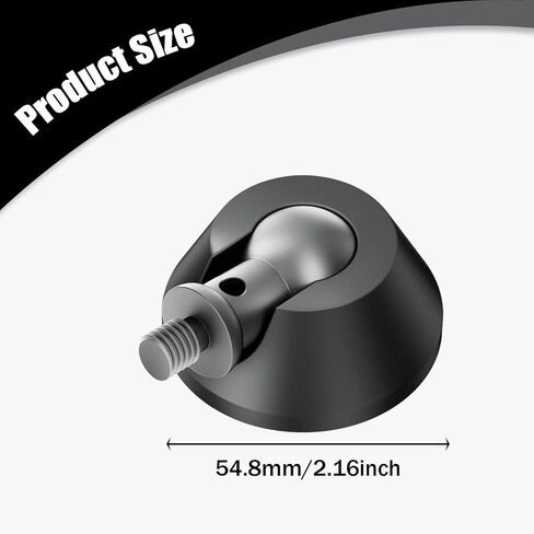 Tripod Foot Pad Universal Monopod Leg Pad Anti Slip 360 Degree Rotating Ball Aluminum Alloy Silicone for Camera Photography Outdoor Studio in Kuwait