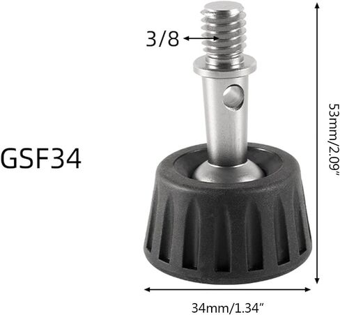 Tripod Rubber Feet Monopod Foot Pad 3/8 Inch Screw Port Photography Accessory for Camera Tripod Monopod in Kuwait
