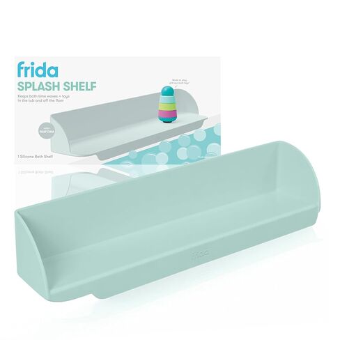 Frida Baby Splash Bathtub Shelf Allows Kids to Splash with No Mess, Shelf Barrier Prevents Water from Escaping Out of the Tub, Extend & Use As Surface to Play On, Attaches to Tubs & Folds to Put Away in Kuwait