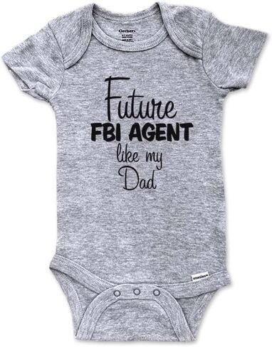 Future FBI Agent like my Dad - cute and funny baby bodysuit infant in Kuwait