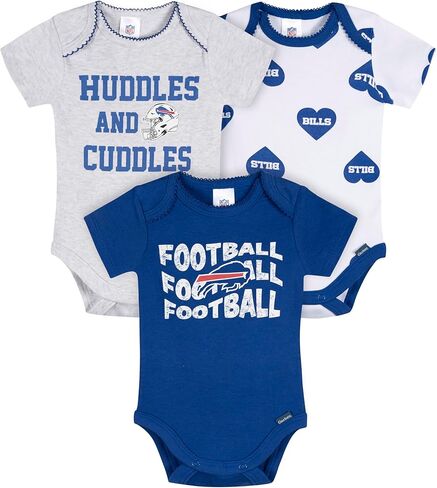 Gerber NFL Baby Girls 3-Pack Onesie Bodysuit in Kuwait