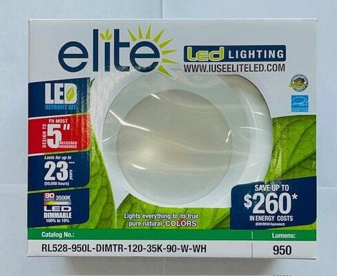 Elite RL528 5 Inch Universal LED Retrofit Reflector Lighting Module, White (3500K) in Kuwait