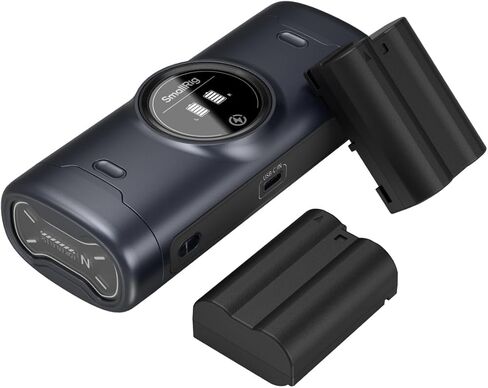 SMALLRIG EN-EL15c Power Camera Battery Charger for Nikon, Built-in 13600mAh LG Cells, 35W Dual Slot Charger, HD Display, Compatible with Nikon ZR Z6III Zf Z8 Z7II Z7 Z6II Z6 D850 D810 D780 D750 D7500 in Kuwait