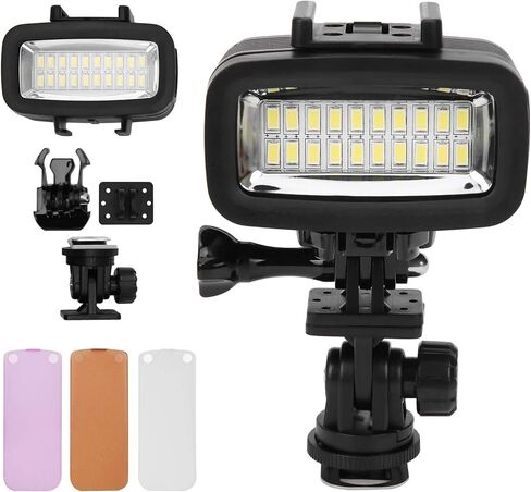 Keenso Underwater LED Light Compact 40m Fill Light for Photography and Diving Black in Kuwait