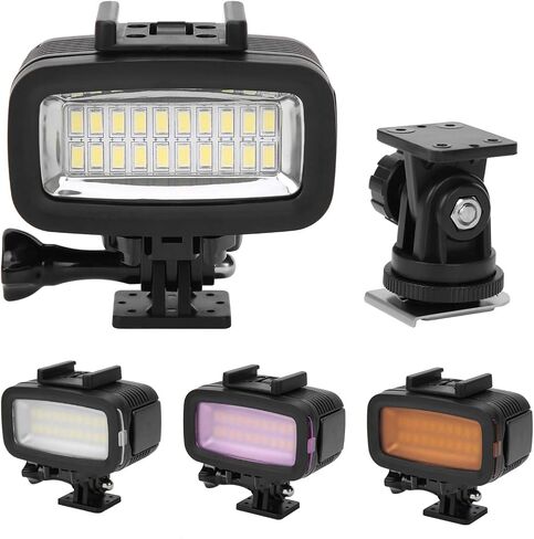 Keenso Underwater LED Light Compact 40m Fill Light for Photography and Diving Black in Kuwait