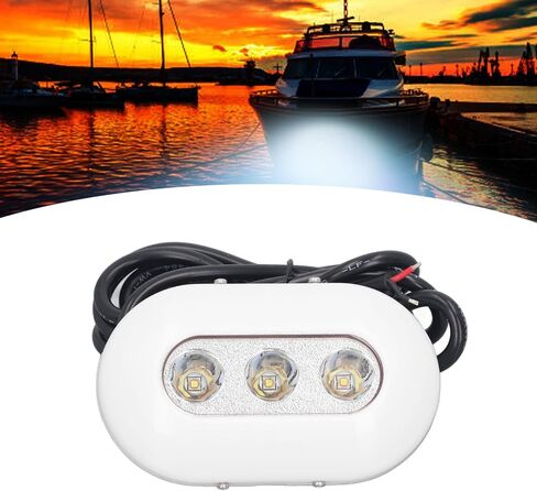 Omabeta LED Underwater Boat Light High Brightness Triple Proof White Light IP68 for Boat Yacht Stainless Steel in Kuwait