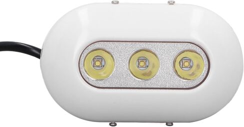 Mingzhe IP68 Underwater Boat Light 3 LED Floodlight Design 460LM Bright White for Yachts and Boats Stainless Steel Material in Kuwait