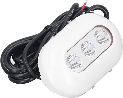 Mingzhe IP68 Underwater Boat Light 3 LED Floodlight Design 460LM Bright White for Yachts and Boats Stainless Steel Material in Kuwait
