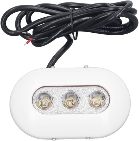 Mingzhe IP68 Underwater Boat Light 3 LED Floodlight Design 460LM Bright White for Yachts and Boats Stainless Steel Material in Kuwait