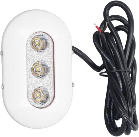 Mingzhe IP68 Underwater Boat Light 3 LED Floodlight Design 460LM Bright White for Yachts and Boats Stainless Steel Material in Kuwait