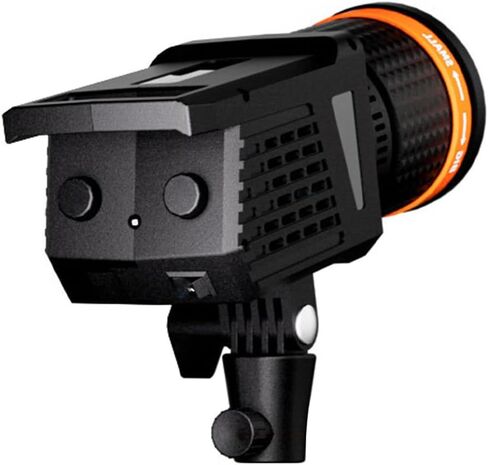 40W COB with 5X Brightness Lens Light Adjustable Focus Rotating Lens 3000K-6500K Dual Color Temperature RA90+ Stepless Dimming with 4 Color Filters (US Plug) in Kuwait