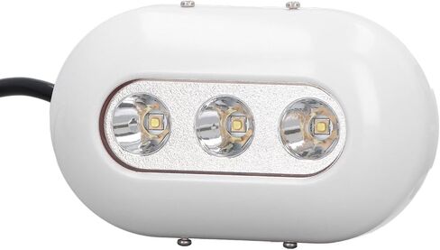 Mingzhe IP68 Underwater Boat Light 3 LED Floodlight Design 460LM Bright White for Yachts and Boats Stainless Steel Material in Kuwait