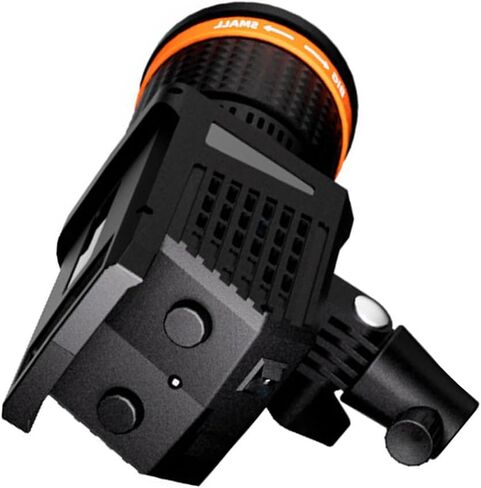 40W COB with 5X Brightness Lens Light Adjustable Focus Rotating Lens 3000K-6500K Dual Color Temperature RA90+ Stepless Dimming with 4 Color Filters (US Plug) in Kuwait
