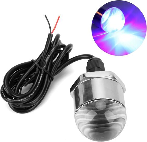 12V Underwater Light, 9LED 1200lm Stainless Steel Marine Lamp, IP68 Drain Plug Light for Yacht in Kuwait