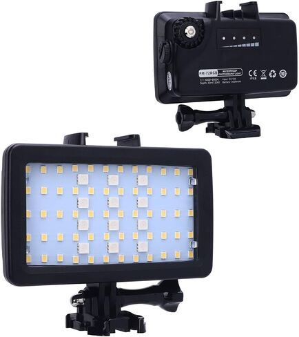 Keenso Video Lighting Dive Light 130ft LED Video Light for Underwater Photography and Videography 5000-6000K RGB ABS 1 Unit in Kuwait