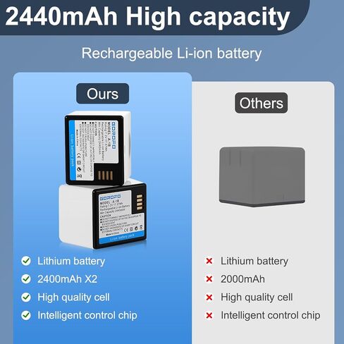 Arlo A-1 A-1B A-1C Battery, for Arlo Pro, Pro 2, VMC4030 VMC4030P VMS4230 VMS4430 VMS4530 VMS4430P VMS4530P-100NAR VMA4400 Security Camera (2 Batteries) in Kuwait