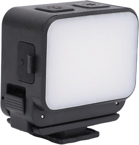AMONIDA Magnetic Fill Light, 20 LEDs 3 Color Temperature, 3 Action Camera Vlog Light with Cold Shoe Mount, 24 Hours Operating 600mAh, LED Video in Kuwait