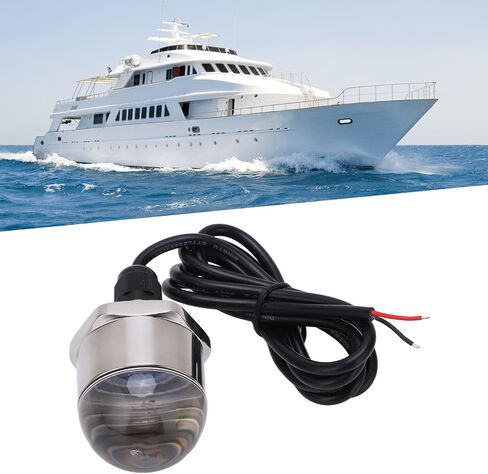 304 Stainless Steel LED Underwater Light Bright Blue Lamp for Yacht Boat Swimming Diving 12V in Kuwait