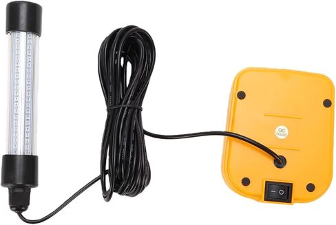 AUNMAS 13W Submersible Fishing Light 1300lm Green LED Underwater Light IP68 with 360 Beam USB Power Bank for Night Fishing Docks Boats Kayaks in Kuwait