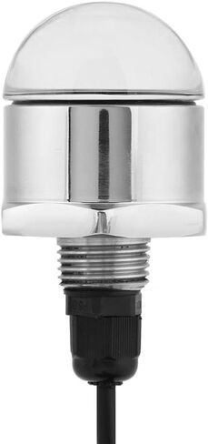 Marine Yacht Boat 12V 304 Stainless Steel Round Blue LED Underwater Light Lamp, IP68 Submarine Drain Plug Light with 1.2m Cable for Dock Parties Fishing Night in Kuwait