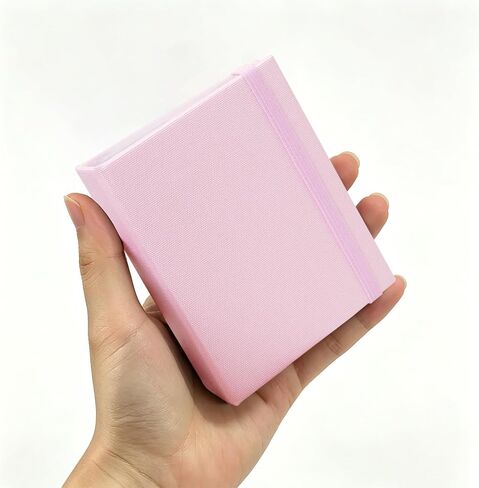 Photo Album for 2x3" Instant Photos, Linen Fabric Cover, Holds 52 Mini Pictures, Compatible with Fujifilm Instax Mini & Polaroid Snap Series, Gift for Journal, Travel & Kpop Photocard in Kuwait