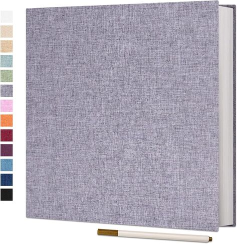 Vienrose Large Self Adhesive Scrapbook 60 Pages 13 x 12.6 in Turquoise | Large Scrapbook Album, 30 Sheets, 3x5 4x6 5x7 8x10 10x12 Photos, Metallic Pen, DIY Memory Book, Wedding Album, Family Photos in Saudi Arabia