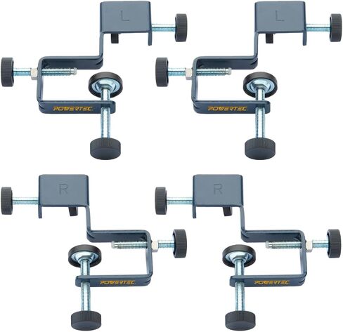 POWERTEC Drawer Front Installation Clamps, Adjustable Cabinet Face Clamp Set, Quick Mounting & Alignment Tool for Woodworking, 2 Pack - 71181 in Kuwait