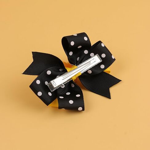 Totelux Bow Hair Clips for Girls - Cute Honey Bee Alligator Clips With Ribbon Bows for Hair Accessories (Baby, Infant, Toddler, Teen) (2PCS) in Kuwait