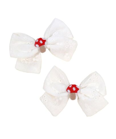 Baby Girls Mushroom Hair Clips Baby Mini Mushroom Hair Pin Kids Small Mushroom Tiny Hairclips BBW03 (Set-A) in Kuwait