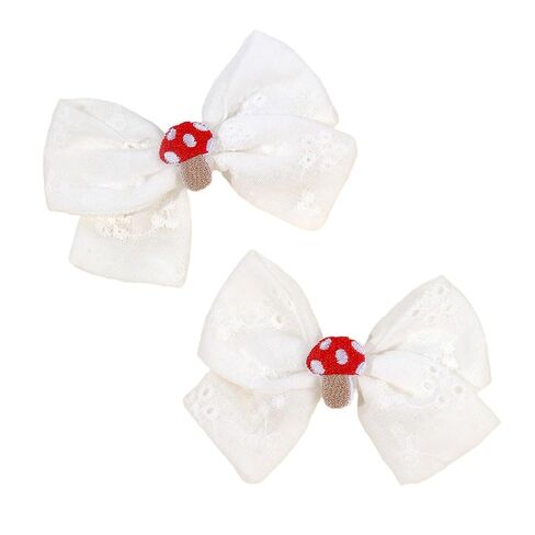 Baby Girls Mushroom Hair Clips Baby Mini Mushroom Hair Pin Kids Small Mushroom Tiny Hairclips BBW03 (Set-A) in Kuwait