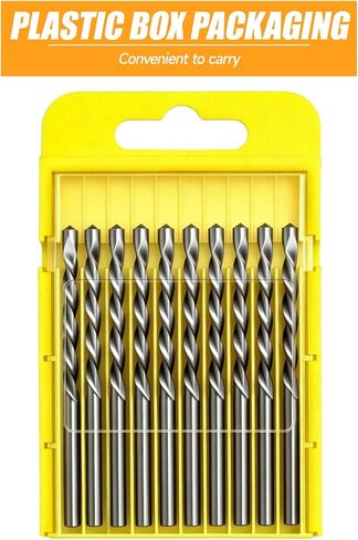 10PCS 1/8-Inch Drywall Guidepoint Cutting Bits For Cutting Drywall, High Speed Steel, Use with Spiral Saw(Only Router Bit) in Saudi Arabia