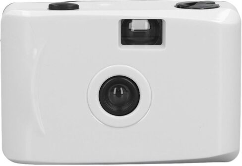 Pomya 35mm Reusable Film Camera with Water Proof Case for Snorkeling, 28MM f/9 Lens, 1/100s Shutter, Vintage Retro Photography for Kids and Travel (Light Pink) in Kuwait