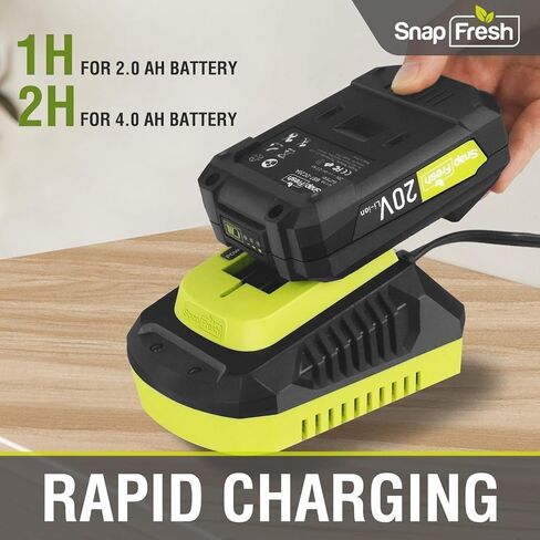 SnapFresh 20V Battery Charger, (Not Compatible with Other Brands) BBT-XH20V | UL Certificated, ONLY for SnapFresh 20V Batteries, Compatible with BBT-DC20A/BBT-DC40A//BBT-DC50A/BBT-DC60A, Wall-mounted in Kuwait