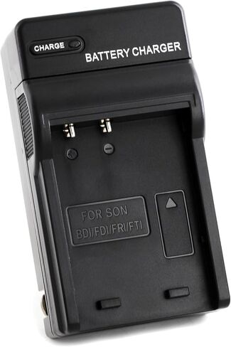 Norifon NP-BD1 Wall Charger for Sony Cyber-Shot DSC-P100 | Compaitble with Sony Cyber-shot DSC-P120, DSC-P200, DSC-T5, DSC-T50, DSC-T70, DSC-T700, DSC-T75, DSC-T77 with Foldable Plug in Kuwait