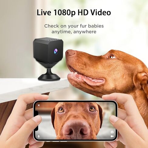 Mini Spy Camera Wireless 2026 HD Hidden Camera Small Home Security WiFi 1080P Micro Nanny Cam with Motion Detection Cloud & SD Storage Night Vision Tiny Cameras for Baby Office Indoor Outdoor in Kuwait