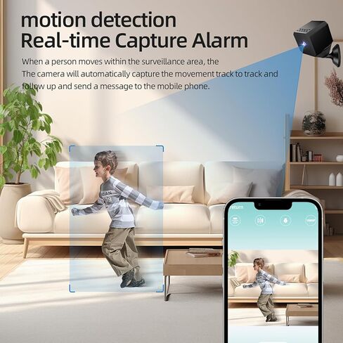 Mini Spy Camera Wireless 2026 HD Hidden Camera Small Home Security WiFi 1080P Micro Nanny Cam with Motion Detection Cloud & SD Storage Night Vision Tiny Cameras for Baby Office Indoor Outdoor in Kuwait