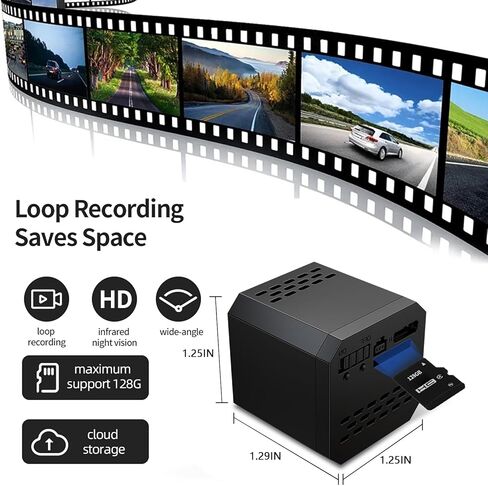 Mini Spy Camera Wireless 2026 HD Hidden Camera Small Home Security WiFi 1080P Micro Nanny Cam with Motion Detection Cloud & SD Storage Night Vision Tiny Cameras for Baby Office Indoor Outdoor in Kuwait