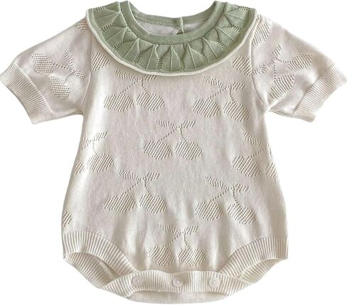 Baby Girls Rompers 242H01 (Beige, 3-6 Months) 242H01-M-66 in Kuwait