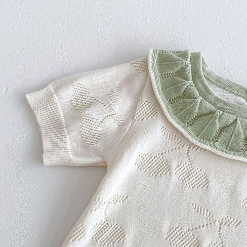 Baby Girls Rompers 242H01 (Beige, 3-6 Months) 242H01-M-66 in Kuwait