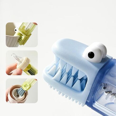 3 in 1 Cup Lid Cleaning Brush Set, 3PCS Multifunctional Bottle Cleaner Brush for Gaps, Lids, and Crevices, Home Kitchen Crevice Cleaning Tools(Red, Green, Blue) in Kuwait